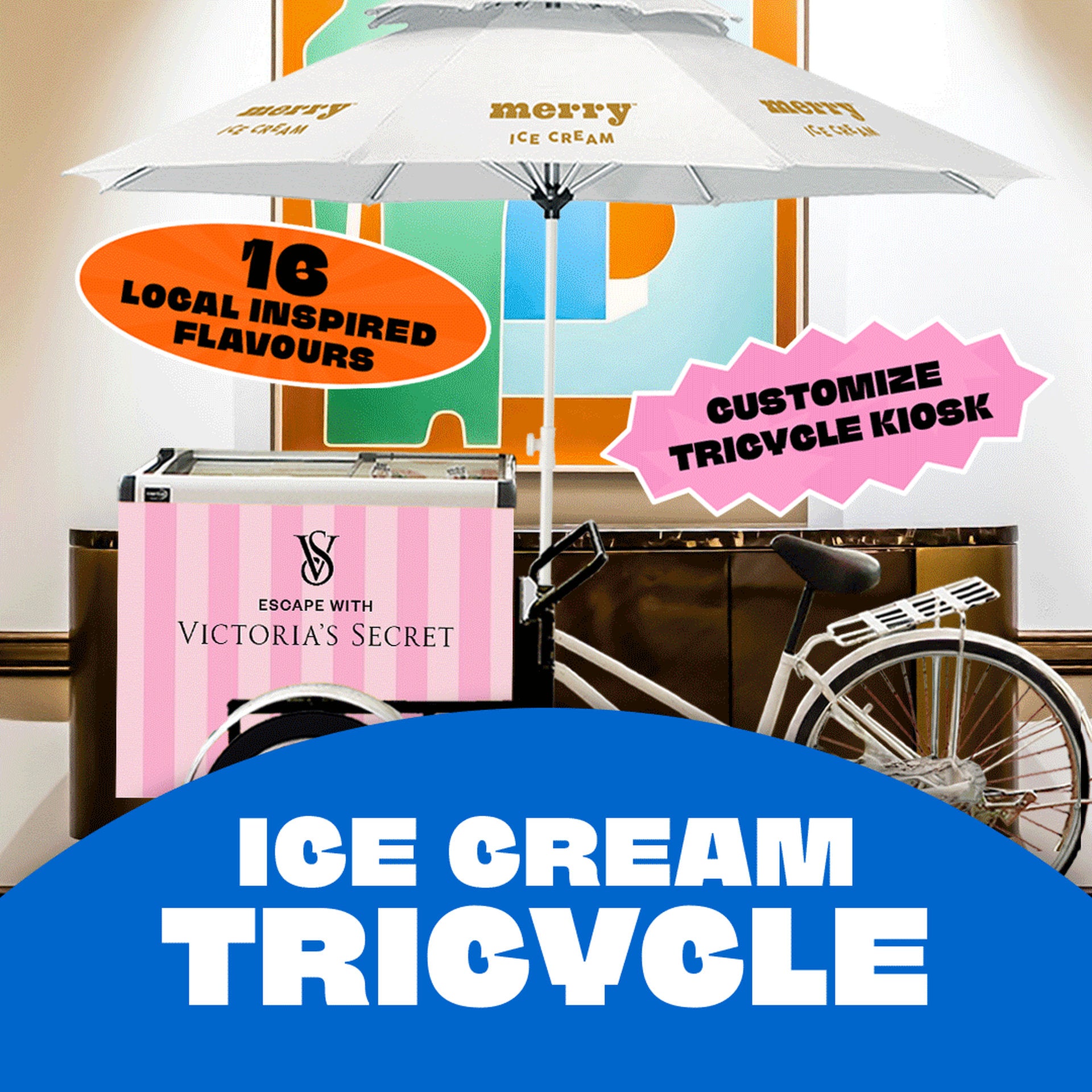 Rent Ice Cream Tricycle for Event